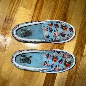 USED children’s floral Vans, size 13.5